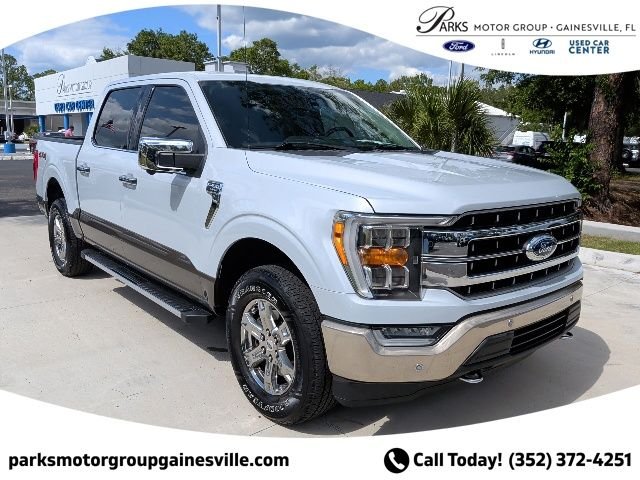 Certified Used 2021 White Ford Lariat image 1