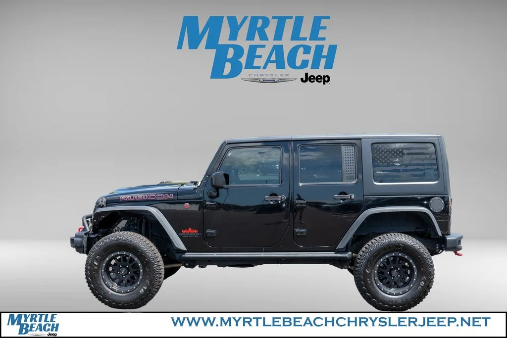 Used 2017 Black Clearcoat Jeep Unlimited Rubicon image 3