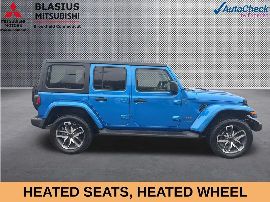 Used 2024 Blue Jeep Sport S 4xe image 4