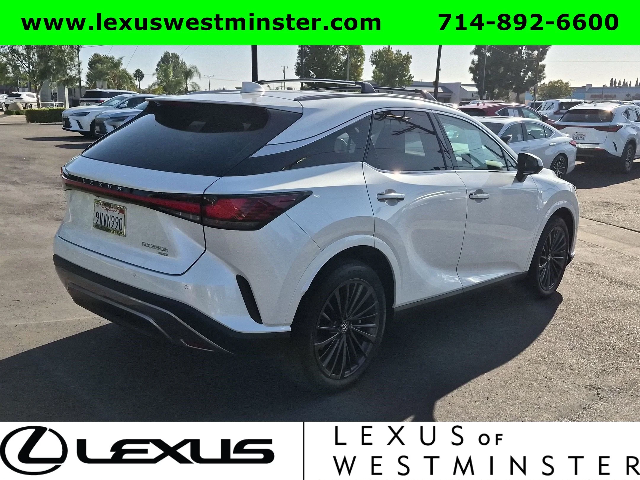 Certified Used 2025 White Lexus RX 350h Premium image 9