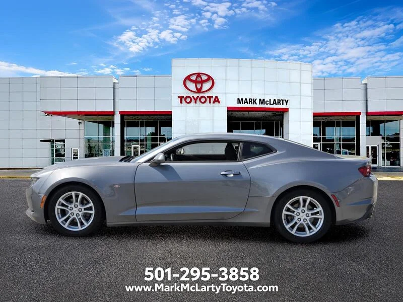 Used 2021 Steel Gray Metallic CHEVROLET 2DR CPE 1LS image 2