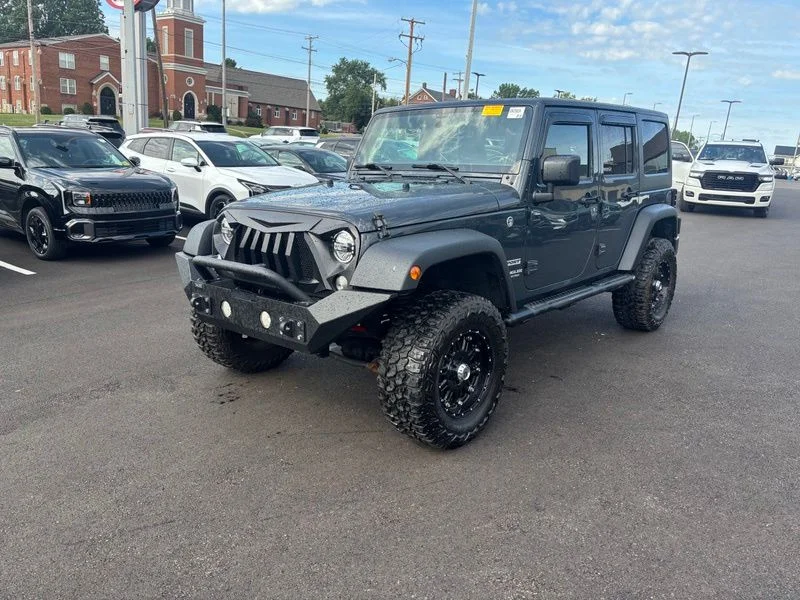 Used 2017 Black Jeep Unlimited Sport image 3