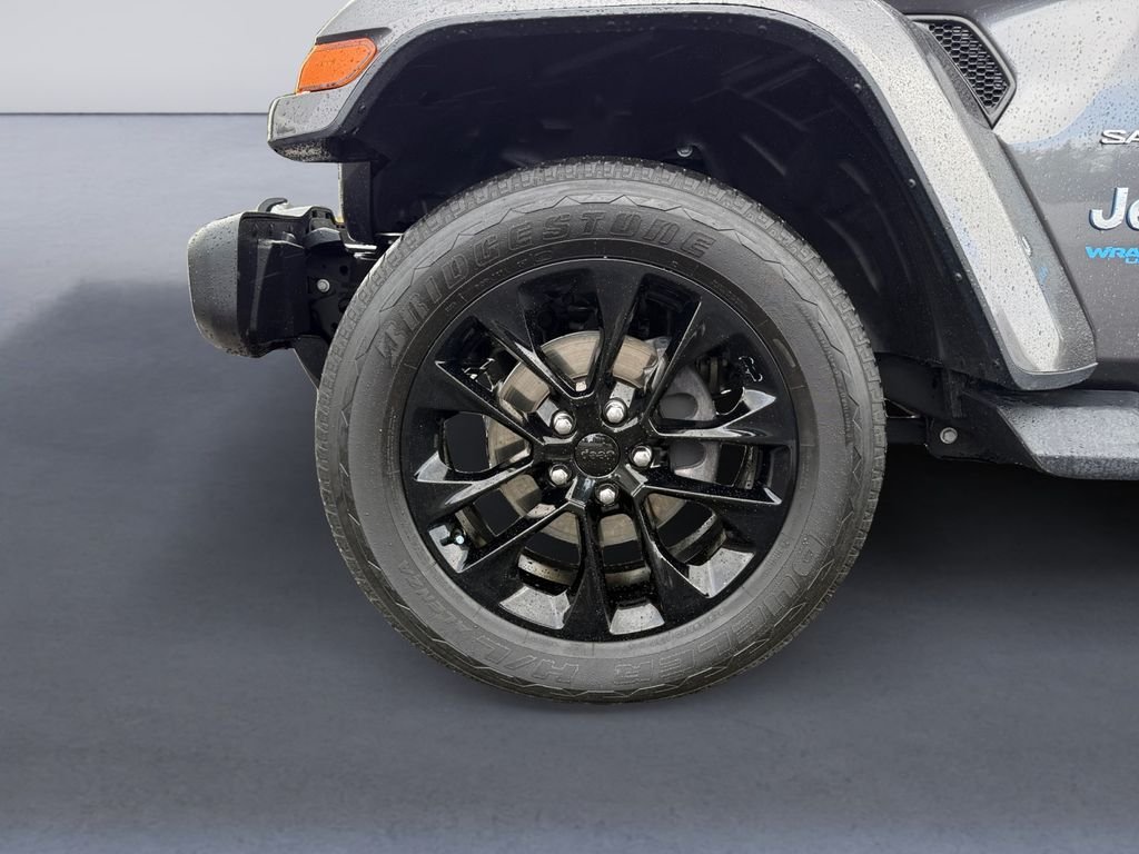 Used 2021 Gray Jeep Unlimited Sahara 4xe image 11