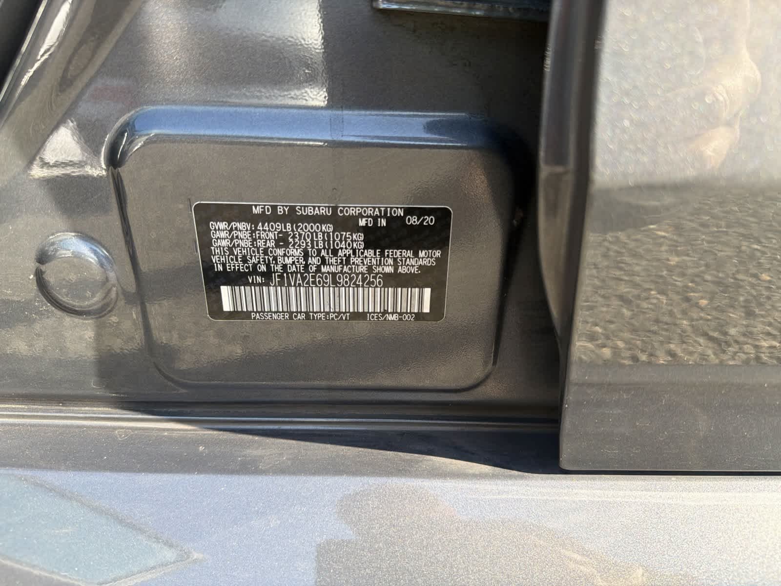 Used 2020 Magnetite Gray Metallic Subaru STI image 20