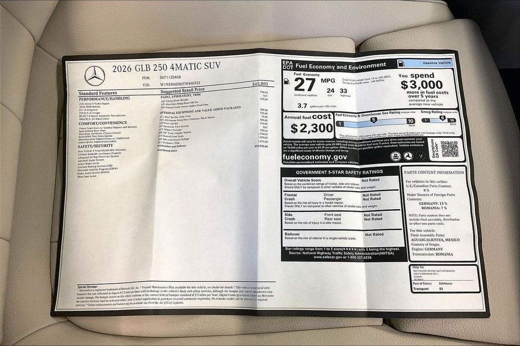 2026 Mercedes-Benz GLB GLB 250 - Photo 18