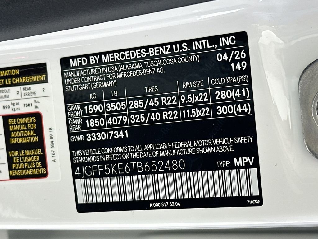 New 2026 Polar White Mercedes-Benz GLS 450 image 69