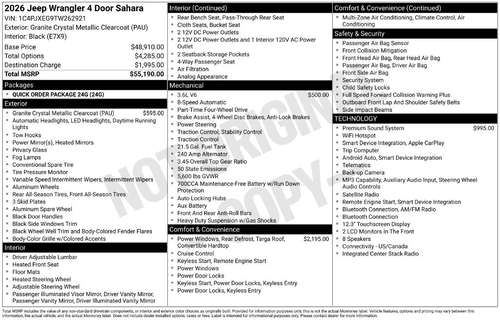 Certified Used 2026 Gray Jeep Sahara image 5