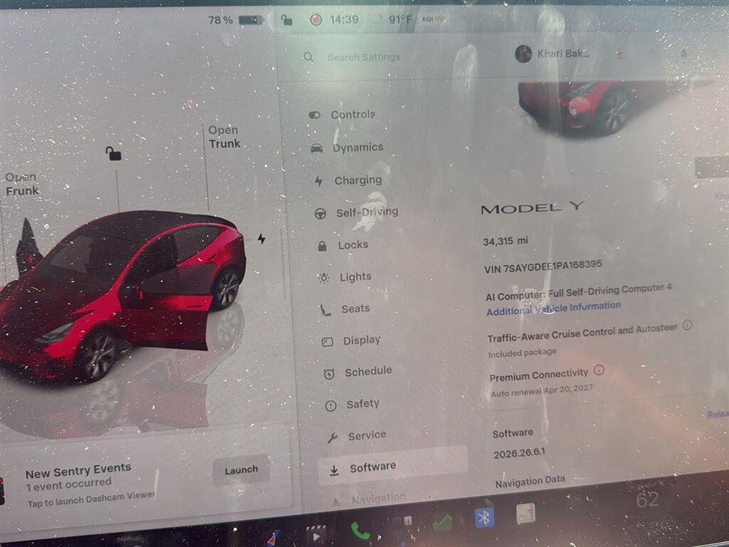 Used 2023 Midnight Silver Metallic Tesla Dual Motor image 6