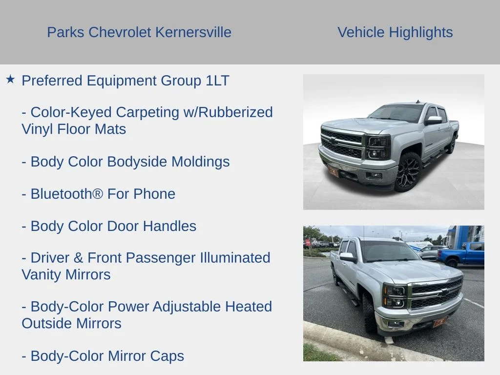 Used 2015 Silver Chevrolet LT image 10