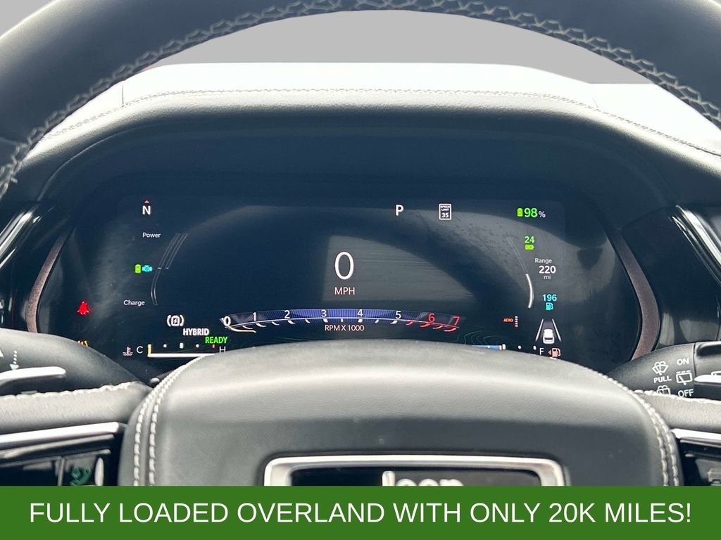 Used 2023 Black Jeep Overland 4xe image 29