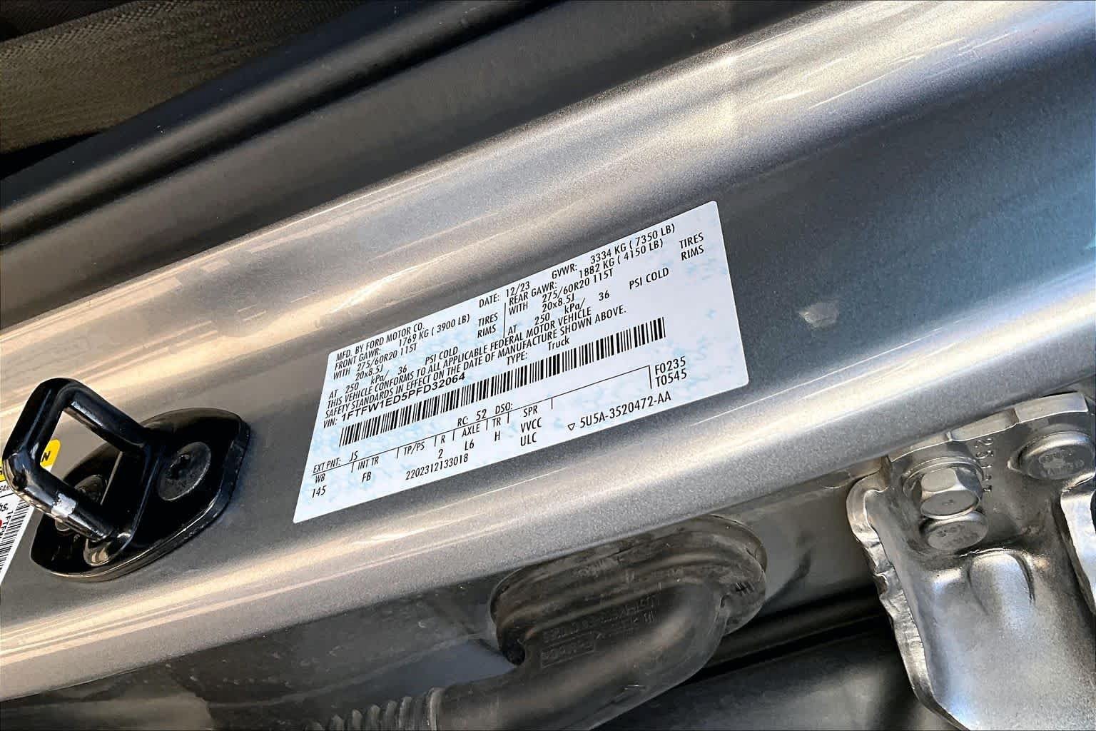 Used 2023 Iconic Silver Ford XLT image 33