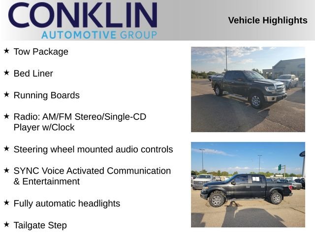 Used 2014 Tuxedo Black Metallic Ford XLT image 4