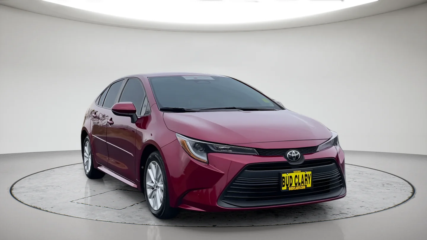 Certified Used 2025 Red Toyota LE image 3