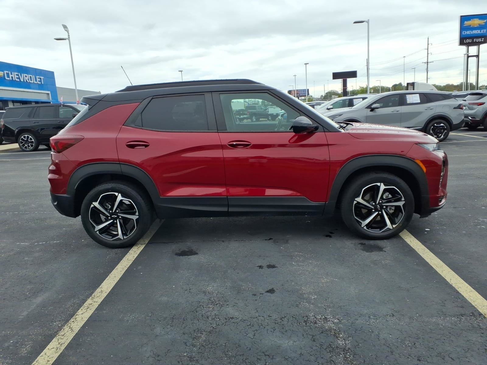 Used 2021 SCARLET RED METALLIC Chevrolet RS image 28