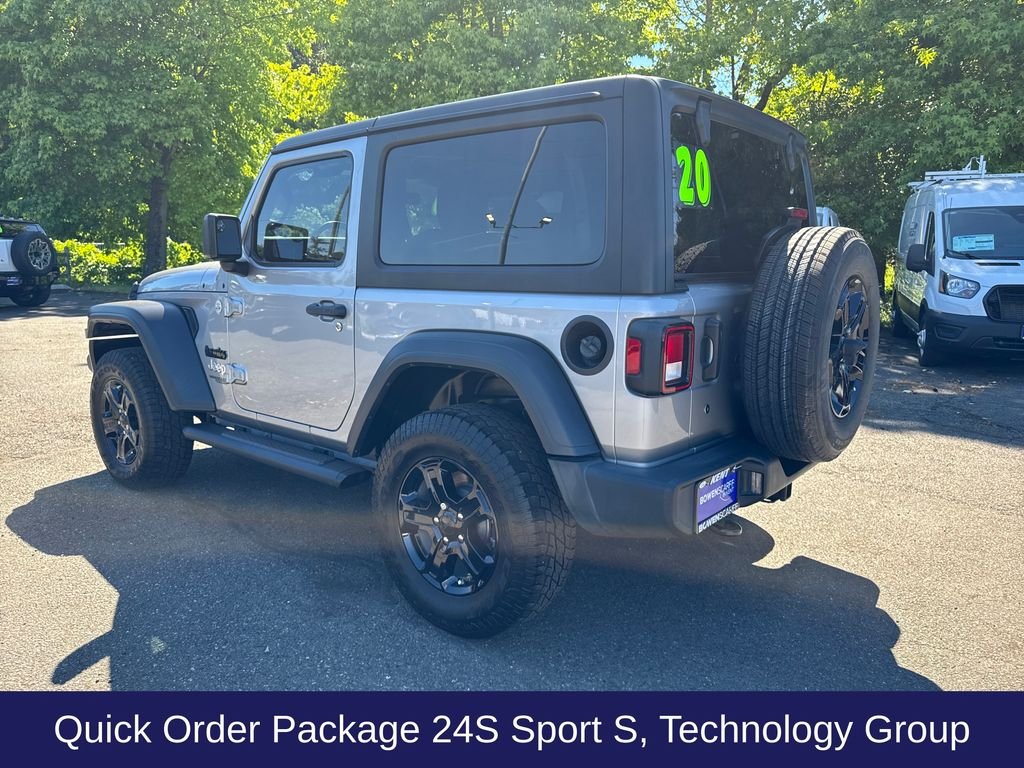 Certified Used 2020 Billet Silver Metallic Clearcoat Jeep Sport S image 4