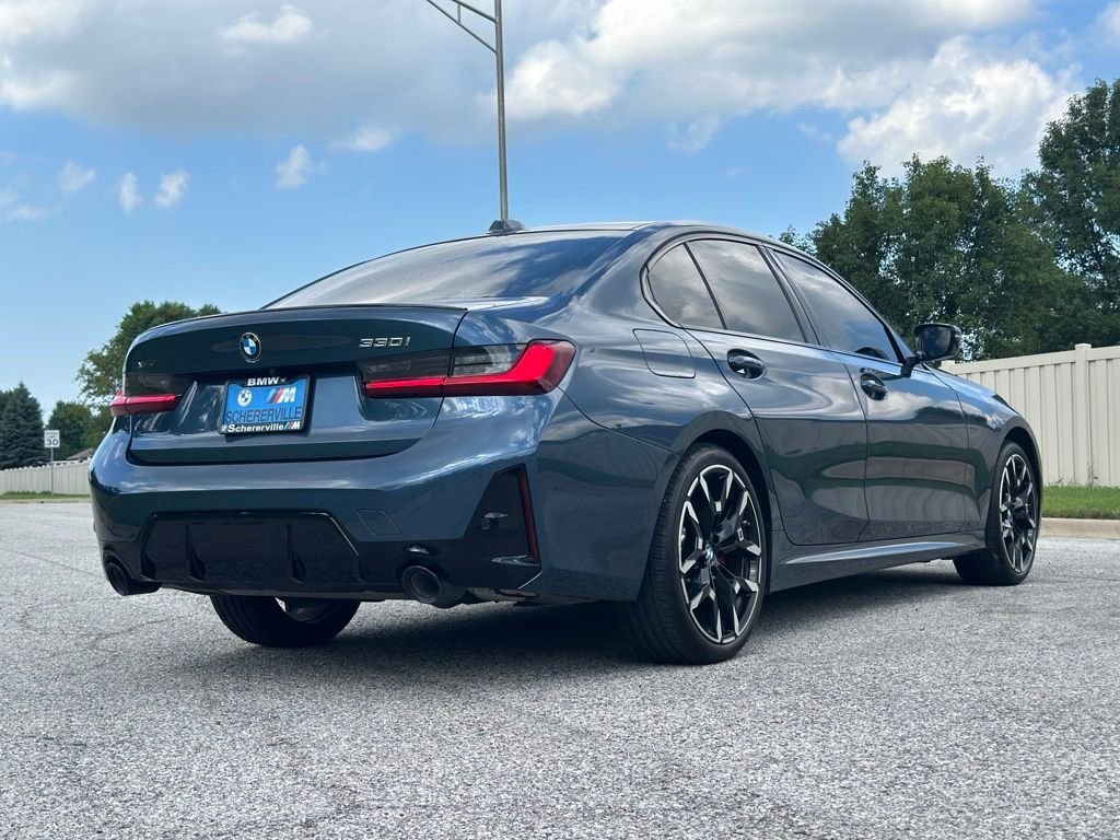 Certified Used 2025 Arctic Race Blue metallic BMW 330i xDrive image 7