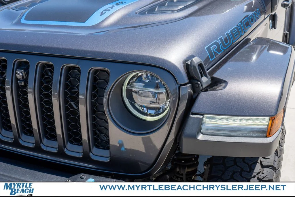 Used 2021 Granite Crystal Metallic Clearcoat Jeep Unlimited Rubicon 4xe image 11