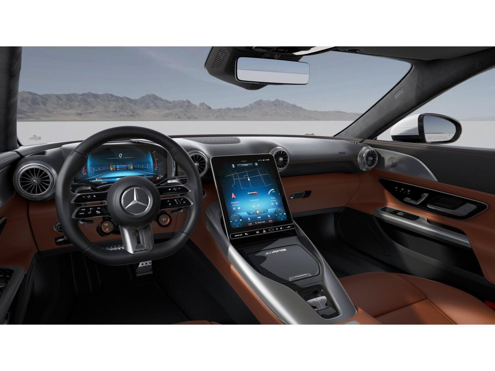 New 2026 MANUFAKTUR Moonlight White Metallic Mercedes-Benz SL 63 AMG® image 3