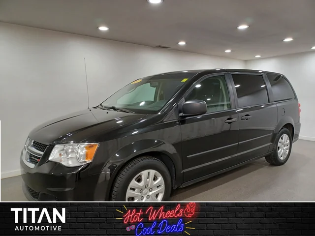 2017 Dodge Grand Caravan SE*3.6L V6 | Brilliant Black Crystal Pearl | 7 Pass | Stow 'n Go