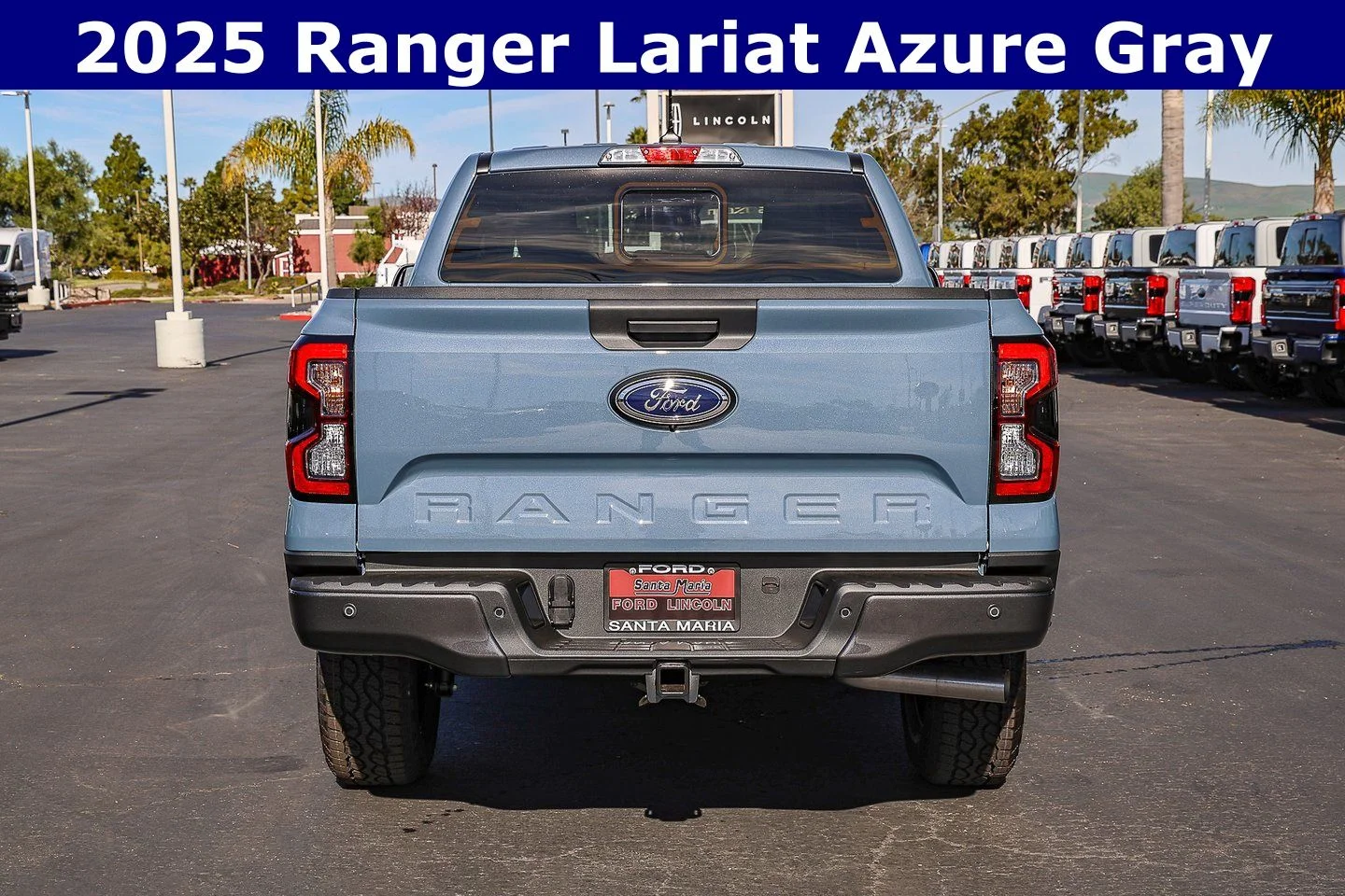 New 2025 Azure Gray Metallic Tri-coat Ford LARIAT® image 5