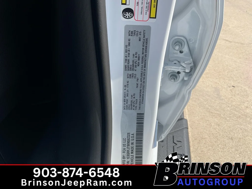 New 2027 Bright White Clearcoat RAM Laramie image 19