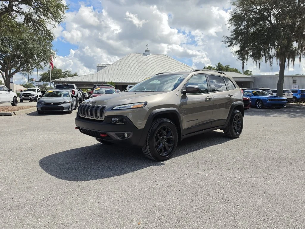 Certified 2016 Jeep Cherokee Trailhawk with VIN 1C4PJMBS9GW251396 for sale in Inverness, FL