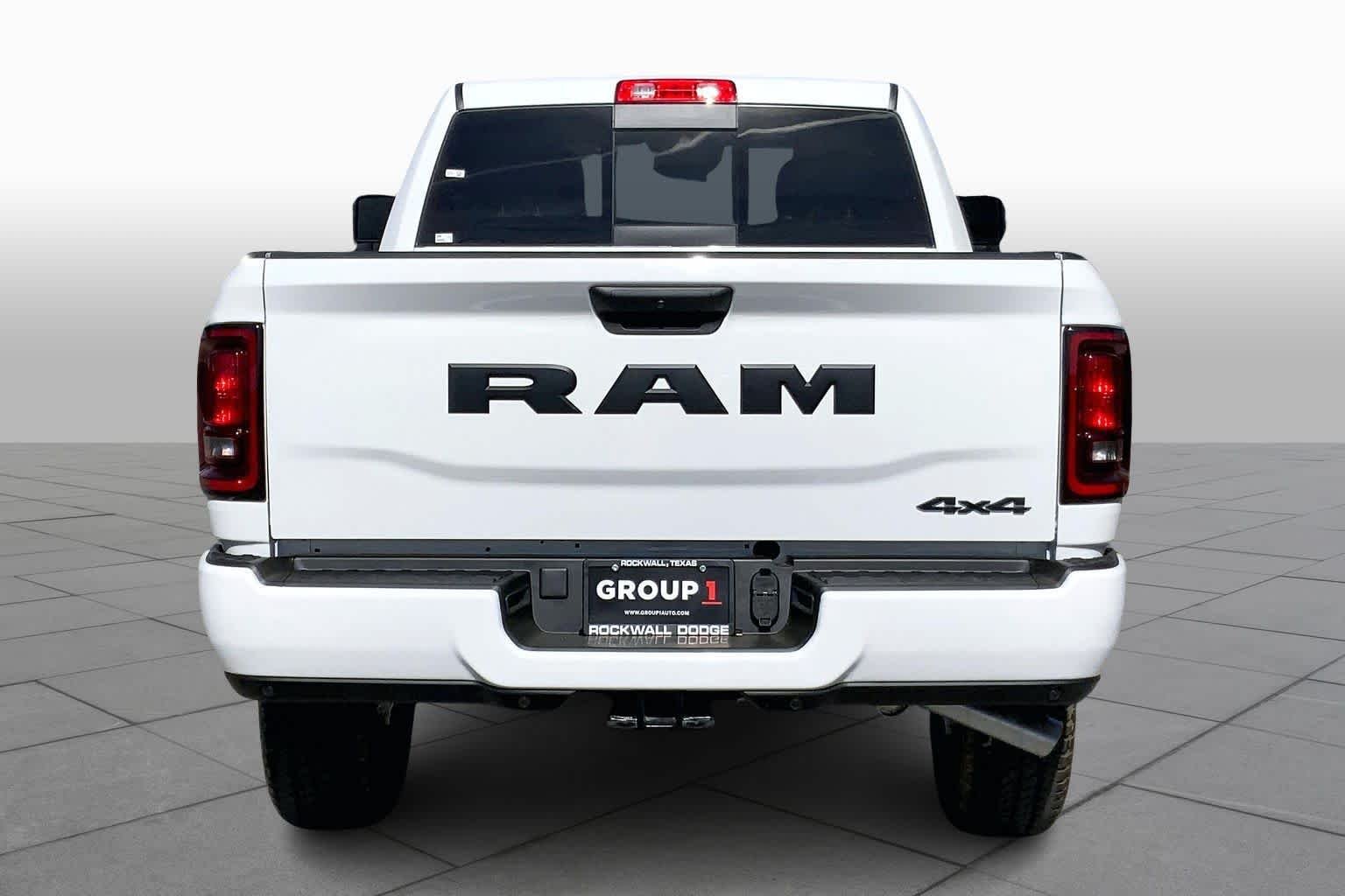 New 2026 Bright White Clear-Coat Exterior Paint RAM Black Express image 4