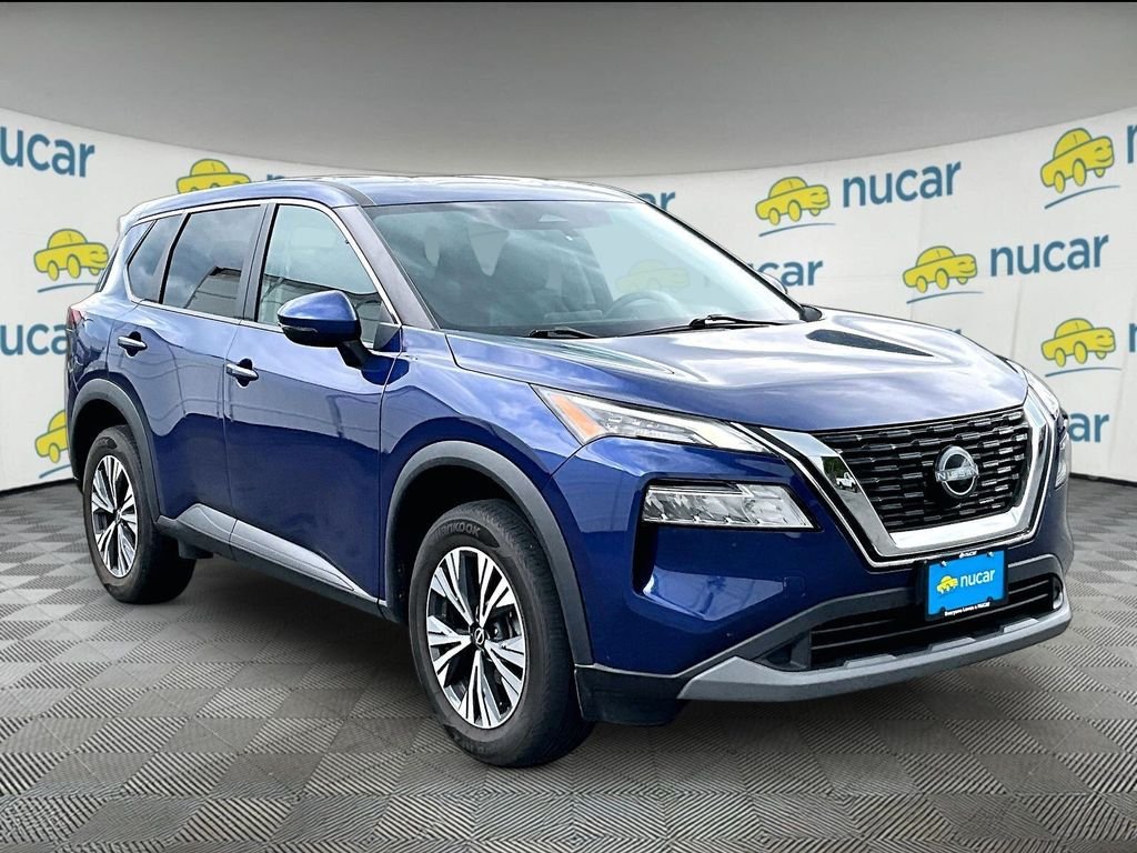 Used 2022 Caspian Blue Metallic Nissan SV image 1