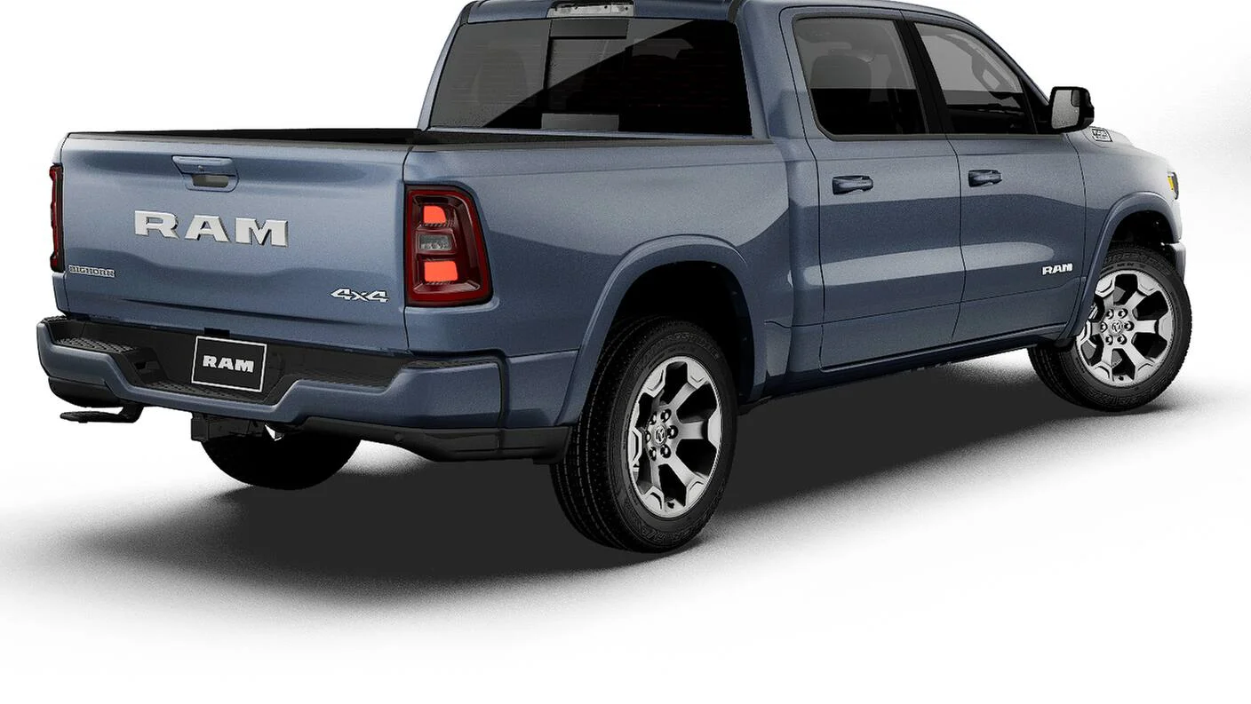 New 2027 Forged Blue Metallic Exterior Paint RAM BIG HORN image 2