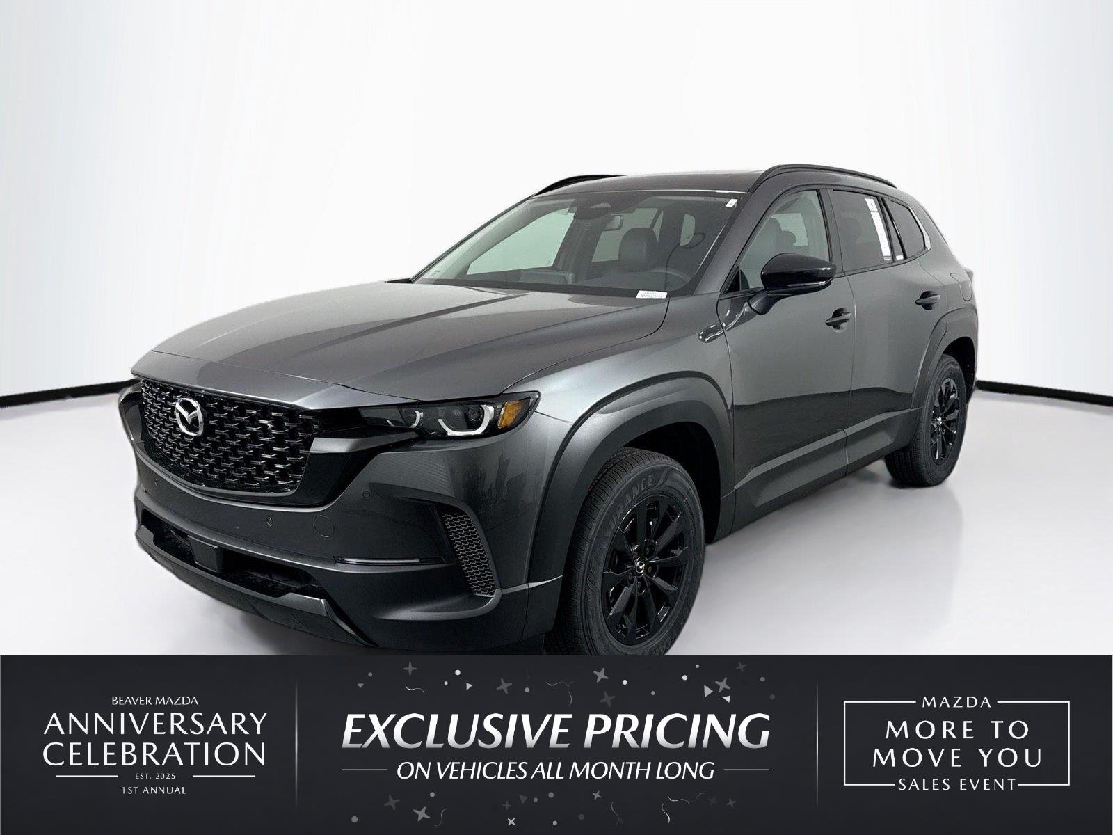 New 2026 Machine Gray Metallic Mazda Premium image 1