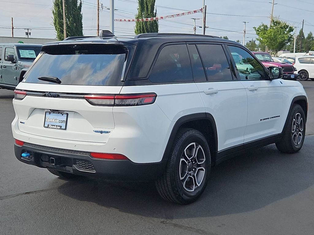 Certified Used 2022 White Jeep Trailhawk 4xe image 6