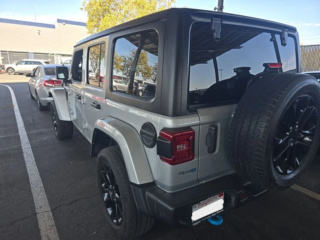 Used 2023 Silver Jeep Sahara 4xe image 4