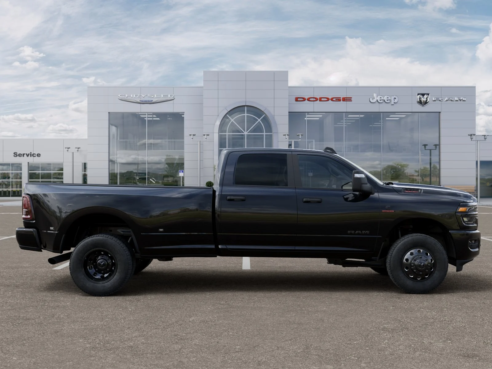 New 2026 Diamond Black Crystal Pearlcoat RAM Big Horn image 47