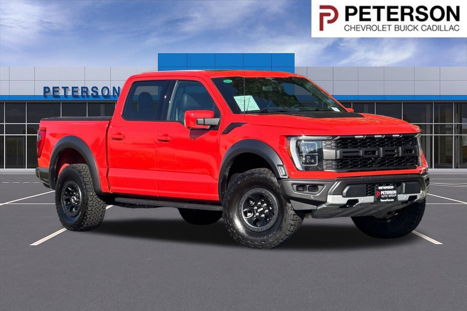 Used 2023 Orange Ford Raptor image 1