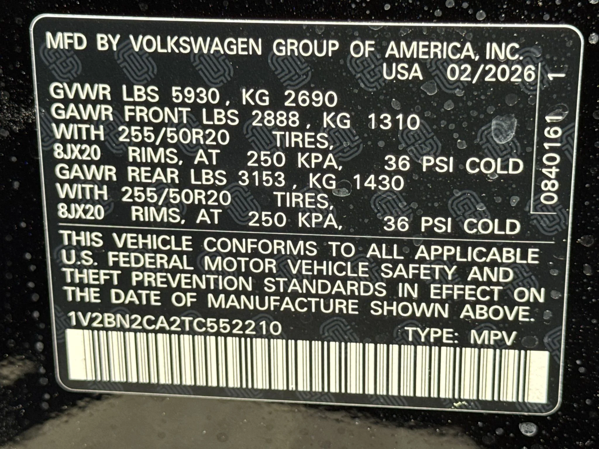 New 2026 Deep Black Pearl Volkswagen 2.0T SEL image 35
