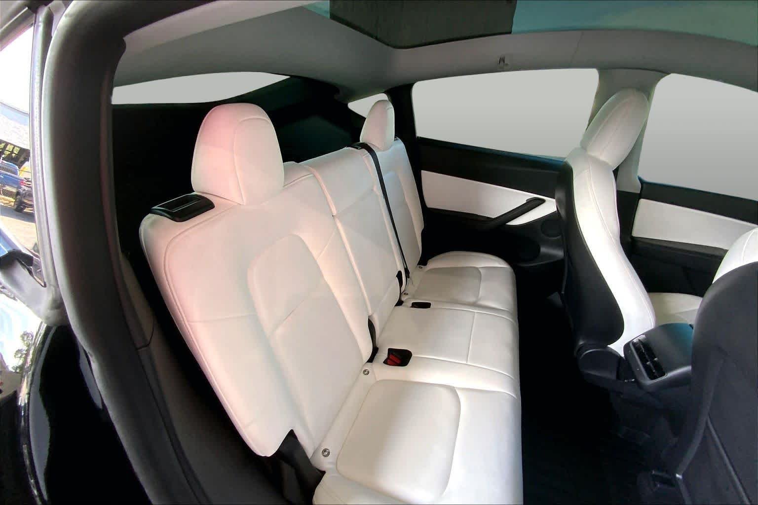 Used 2021 Solid Black Tesla Performance image 19