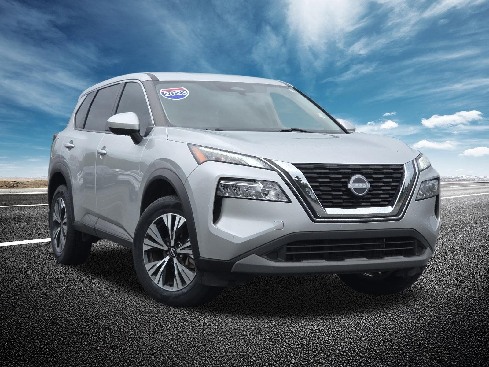 Used 2023 Brilliant Silver Metallic Nissan SV image 2