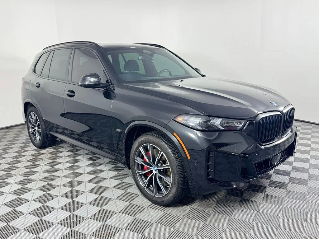 Certified Used 2025 Black Sapphire Metallic BMW xDrive50e image 3
