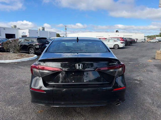 Certified Used 2025 Crystal Black Pearl Honda Sport image 6