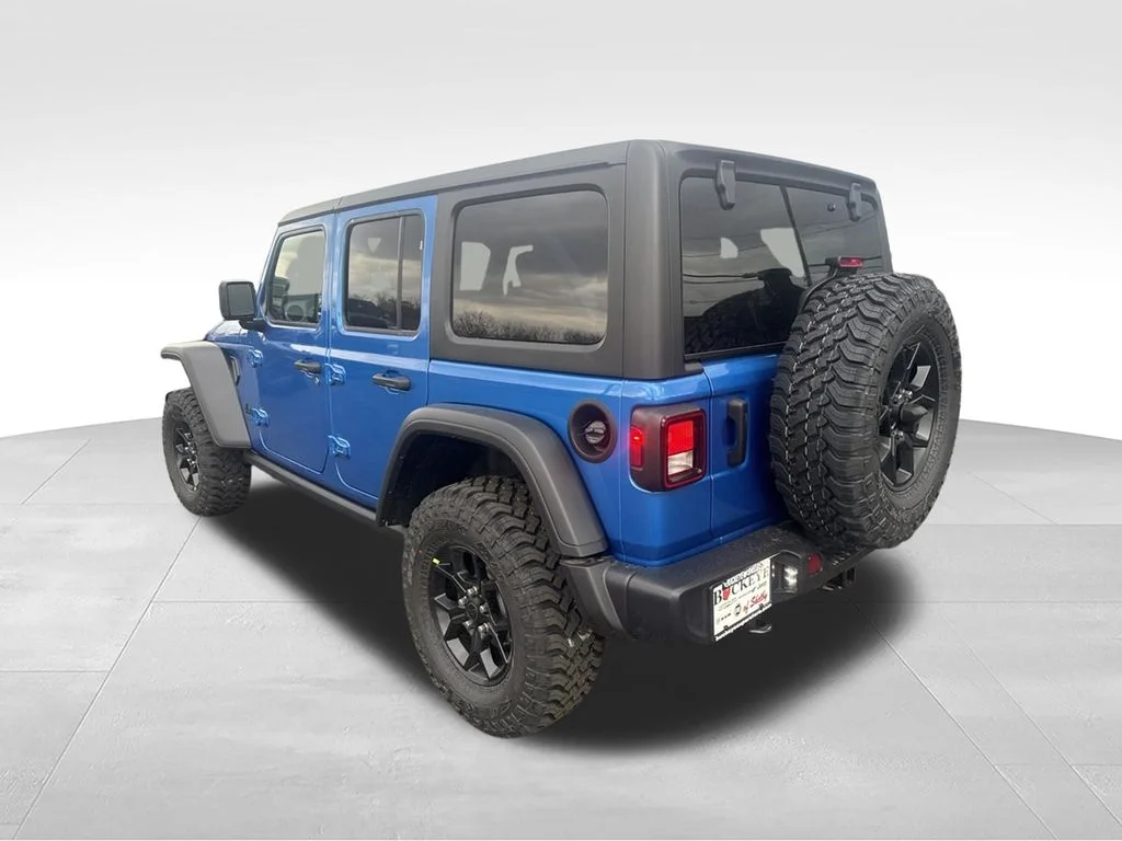 New 2026 Hydro Blue Pearl-Coat Exterior Paint Jeep Willys image 5