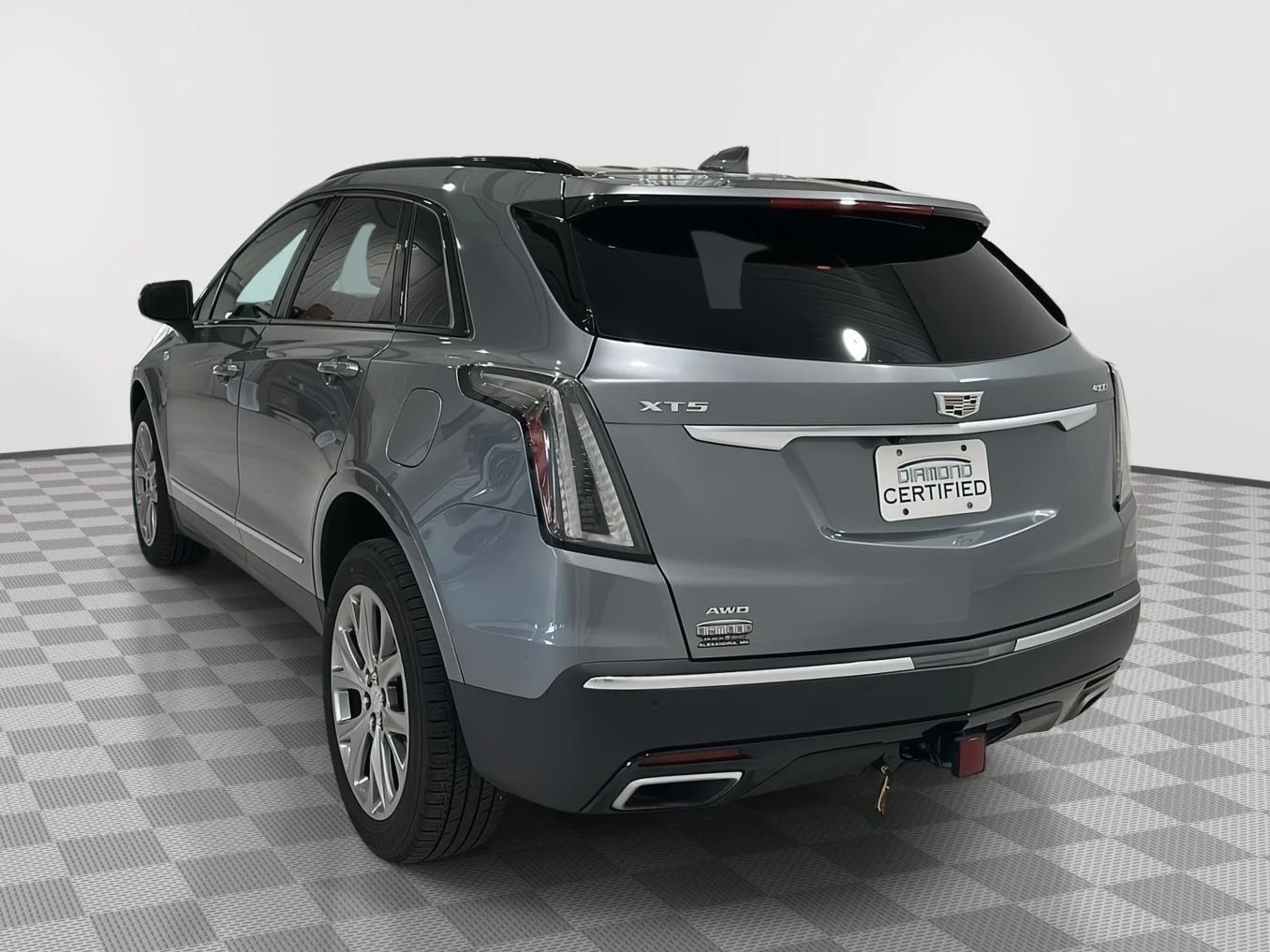 Used 2021 SATIN STEEL METALLIC Cadillac AWD Sport image 3