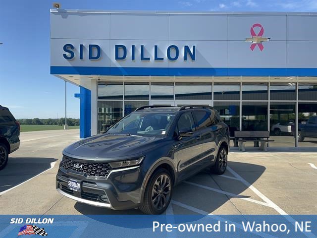 Used 2023 Gravity Gray Kia X-Line SX Prestige image 1