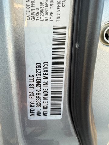 Used 2022 Billet Silver Metallic Clearcoat Ram Longhorn image 26