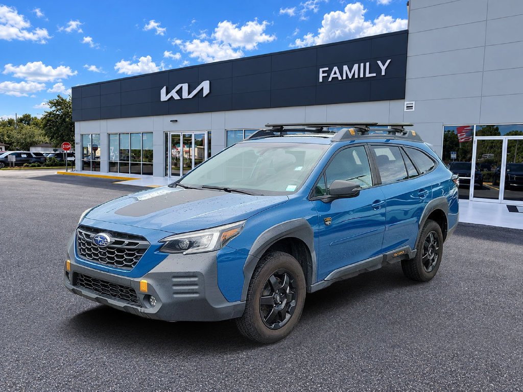 Used 2022 Geyser Blue Subaru Wilderness image 3