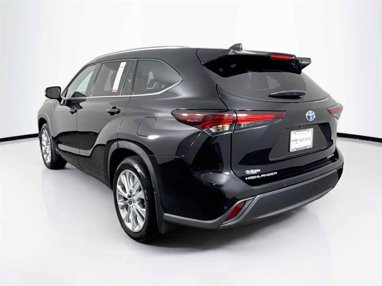 Used 2024 Midnight Black Metallic Toyota Hybrid Limited image 8