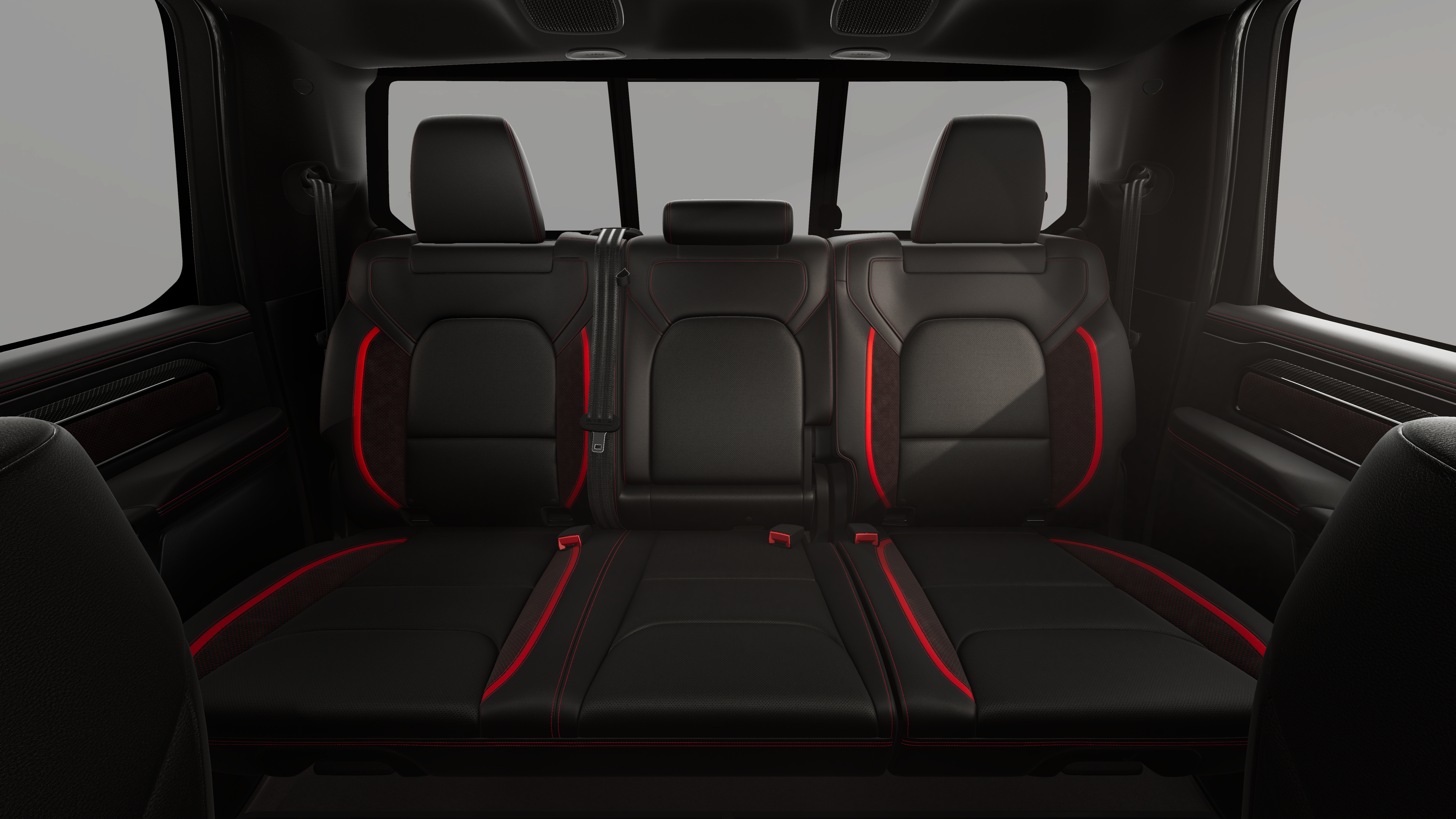 New 2026 Diamond Black Crystal Pearl-Coat Exterior Paint RAM RHO image 15