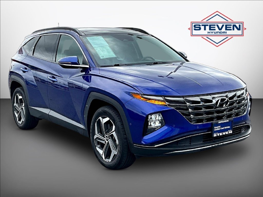 Certified Used 2024 Blue Hyundai Limited image 1