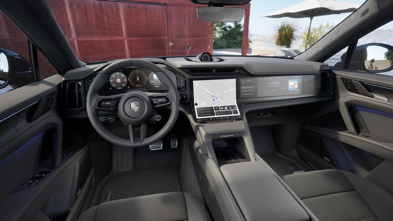 New 2026 Algarve Blue Metallic Porsche Turbo Coupe Electric image 11