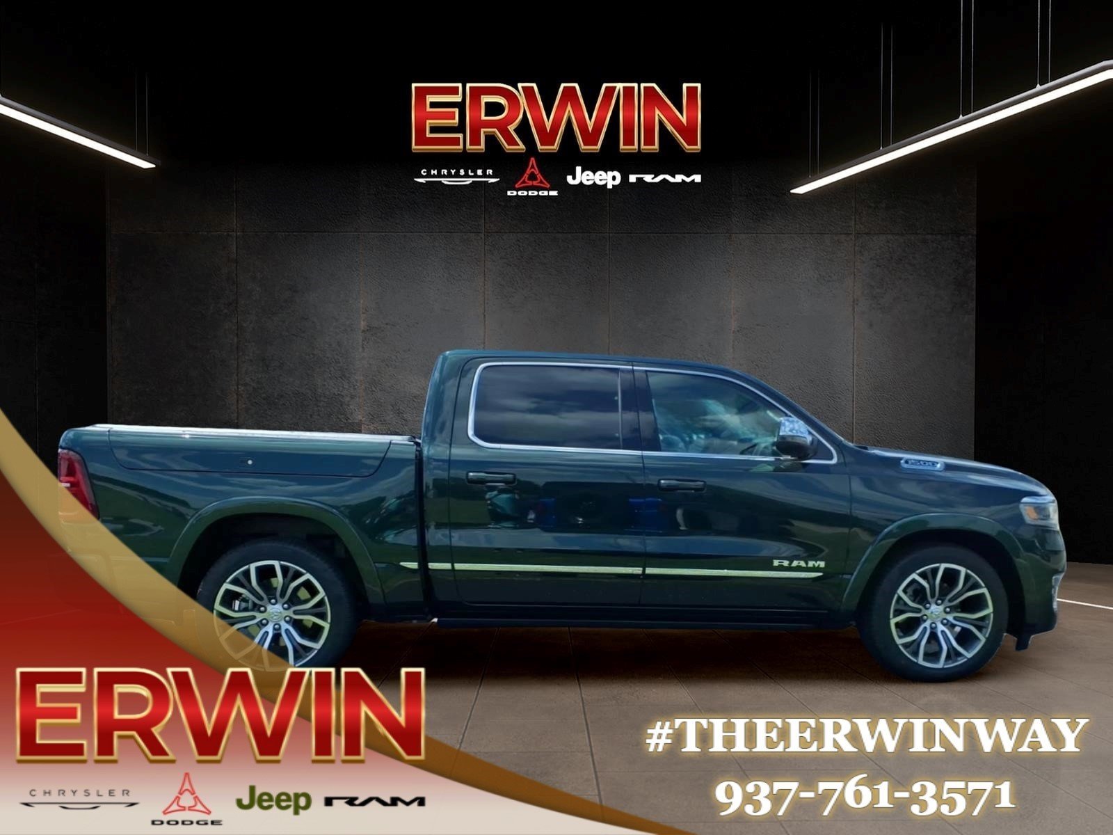 New 2026 Serrano-Green Metallic Exterior Paint RAM Tungsten image 6