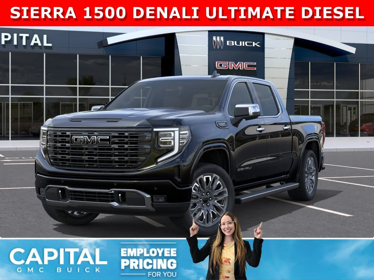 New 2026 ONYX BLACK GMC Denali Ultimate image 1